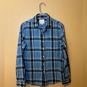 American Eagle Blue Plaid Men's Shirt